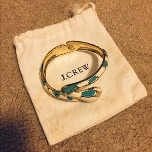 •J. Crew• Turquoise Snake Bracelet